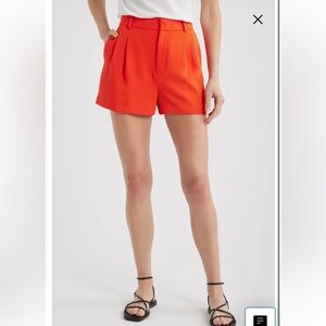 NWT Madewell Easy Pleated Crepe Trouser Shorts Size 12